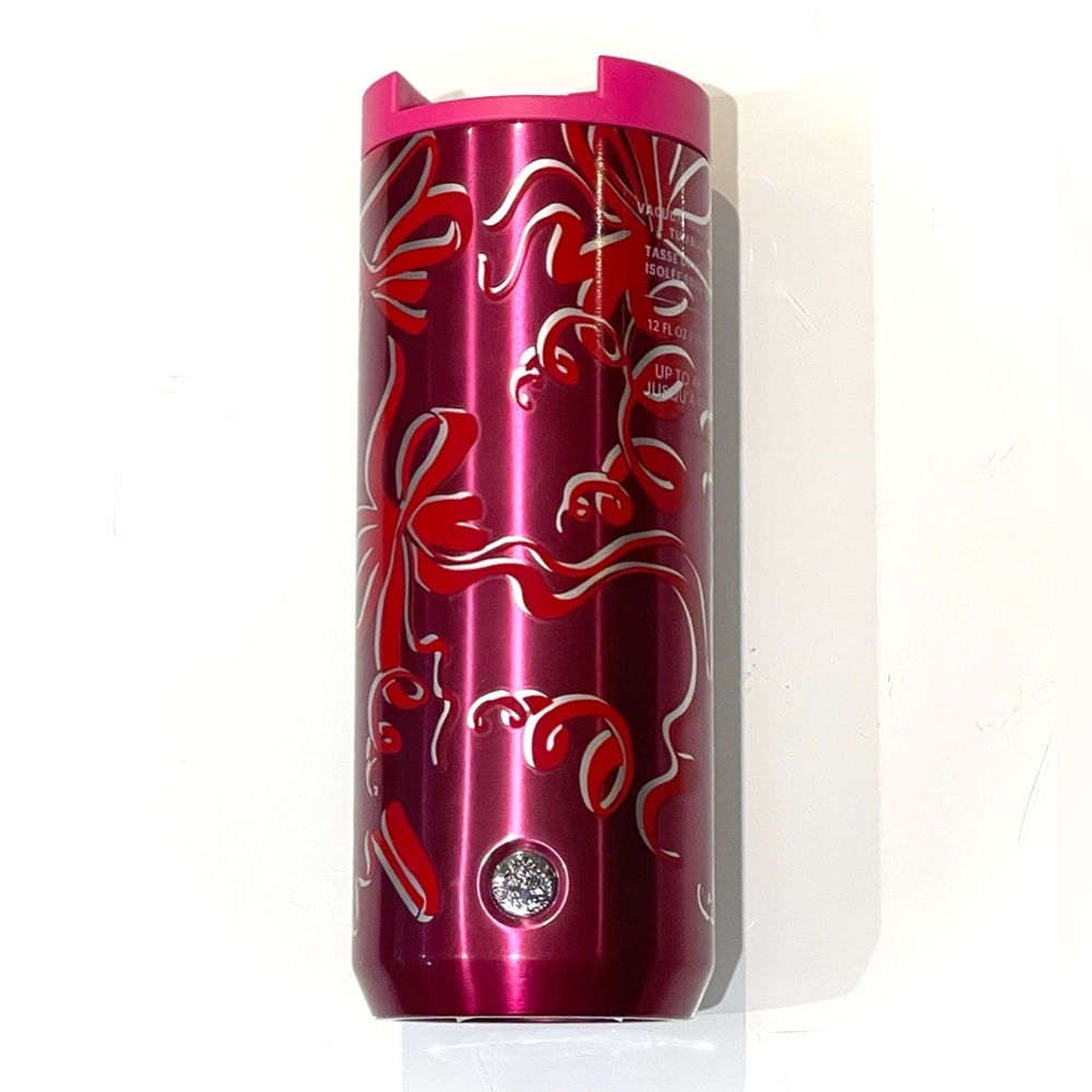 *NEW* Starbucks Holiday Edition
2023 Ribbon Vacuum Insulated Metal
Tumbler